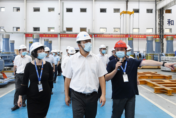 杭州市副市長(zhǎng)柯吉欣一行調(diào)研威尼斯9499登錄入口股份