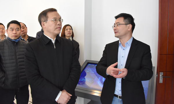 杭州市委常委、余杭區(qū)委書記毛溪浩一行蒞臨我司考察調(diào)研