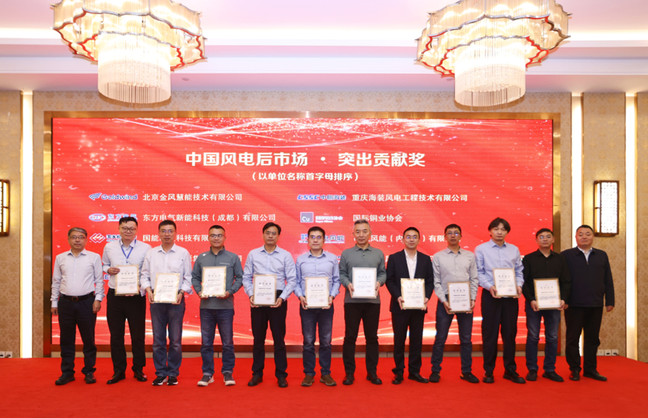 【喜報(bào)】威尼斯9499登錄入口股份榮獲&ldquo;中國風(fēng)電后市場&middot;突出貢獻(xiàn)獎(jiǎng)&rdquo;