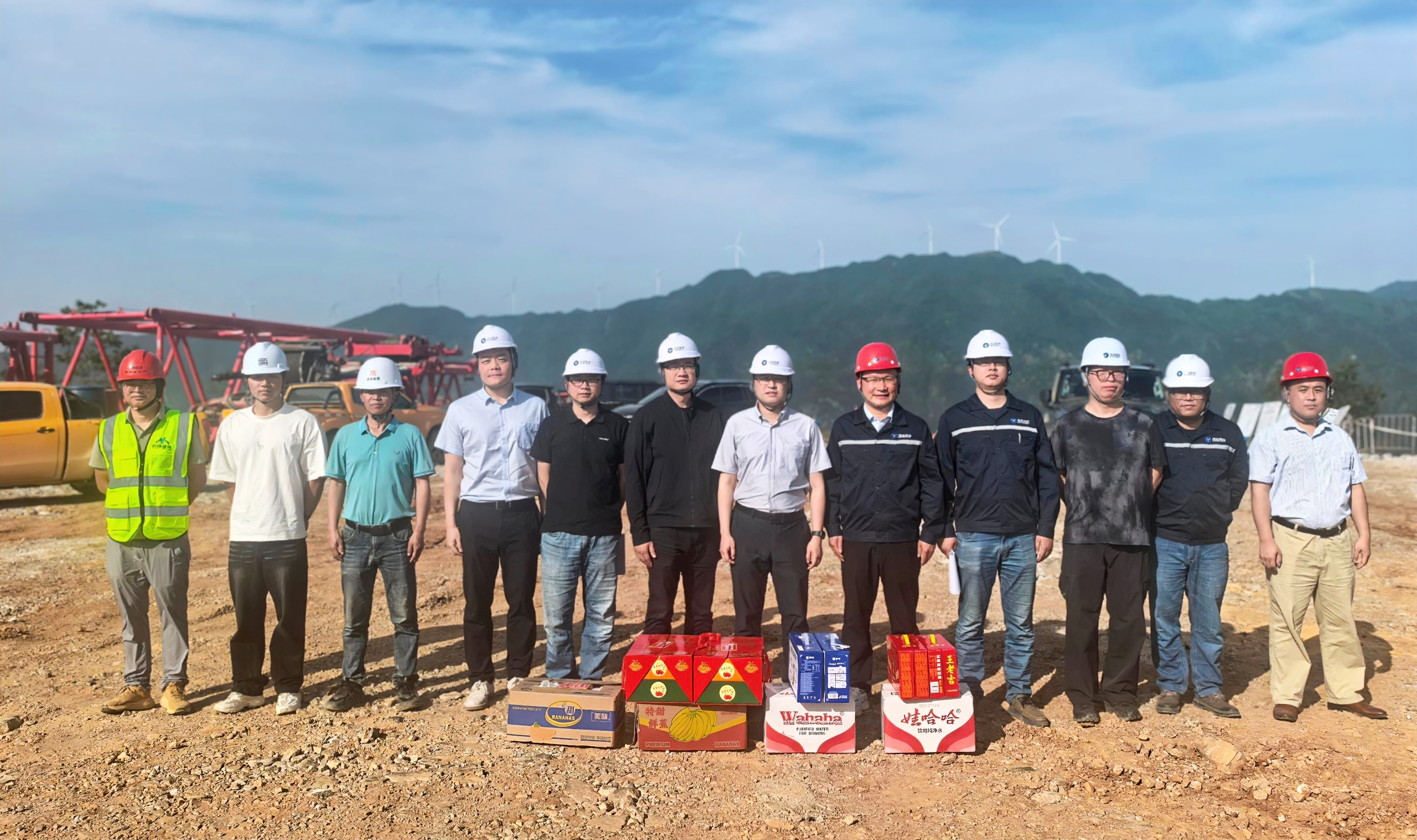 陳棋赴湖南風(fēng)電項目現(xiàn)場調(diào)研慰問